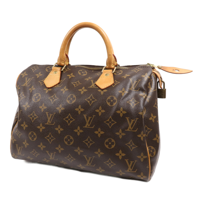 LOUIS VUITTON Monogram Speedy 30金扣手挽袋-2