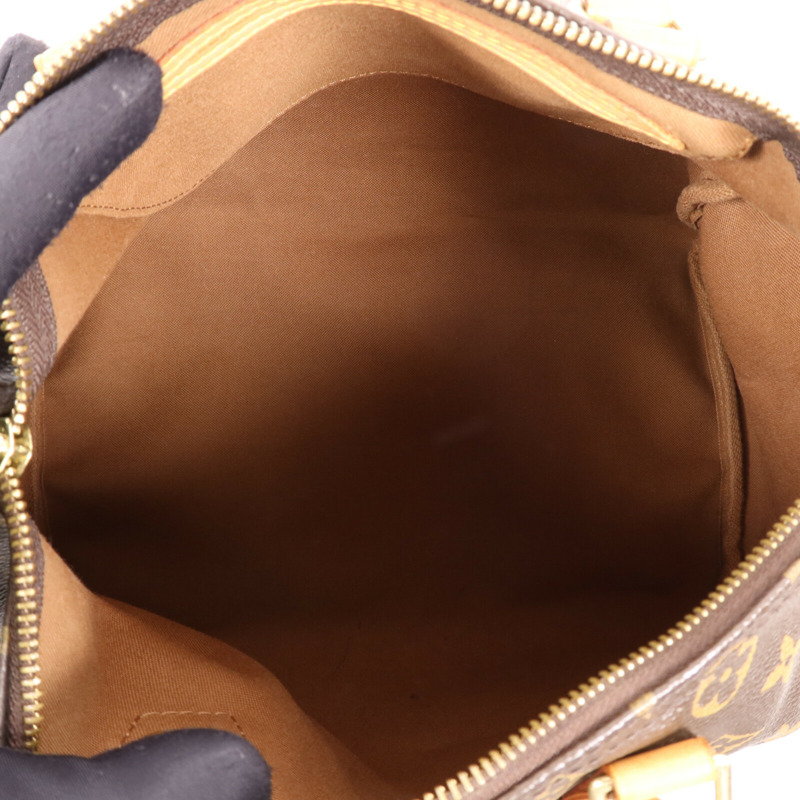 LOUIS VUITTON Monogram Speedy 30金扣手挽袋-11