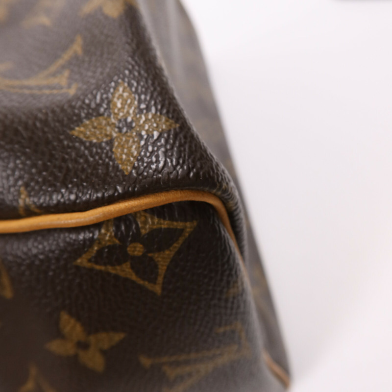 LOUIS VUITTON Monogram Speedy 30金扣手挽袋-17
