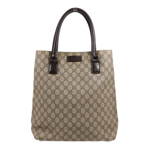 GUCCI 塗層帆布Tote Bag銀扣手挽袋