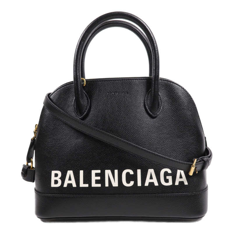 BALENCIAGA 牛皮皮革Ville Small金扣手挽肩背兩用袋-0
