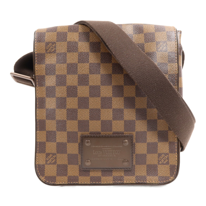 LOUIS VUITTON Damier Brooklyn PM肩背袋-0