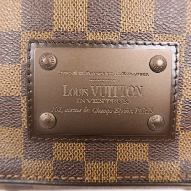 LOUIS VUITTON Damier Brooklyn PM肩背袋-9