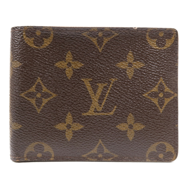 LOUIS VUITTON Monogram Porte Billets 9 Cartes Credit Wallet錢包-0