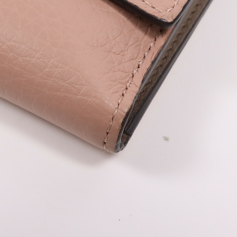 LOUIS VUITTON Taurillon皮革Capucines Compact銀扣錢包-8