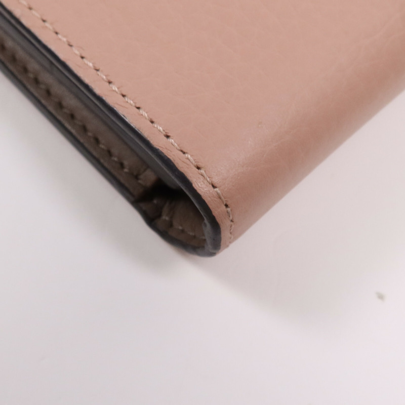 LOUIS VUITTON Taurillon皮革Capucines Compact銀扣錢包-10