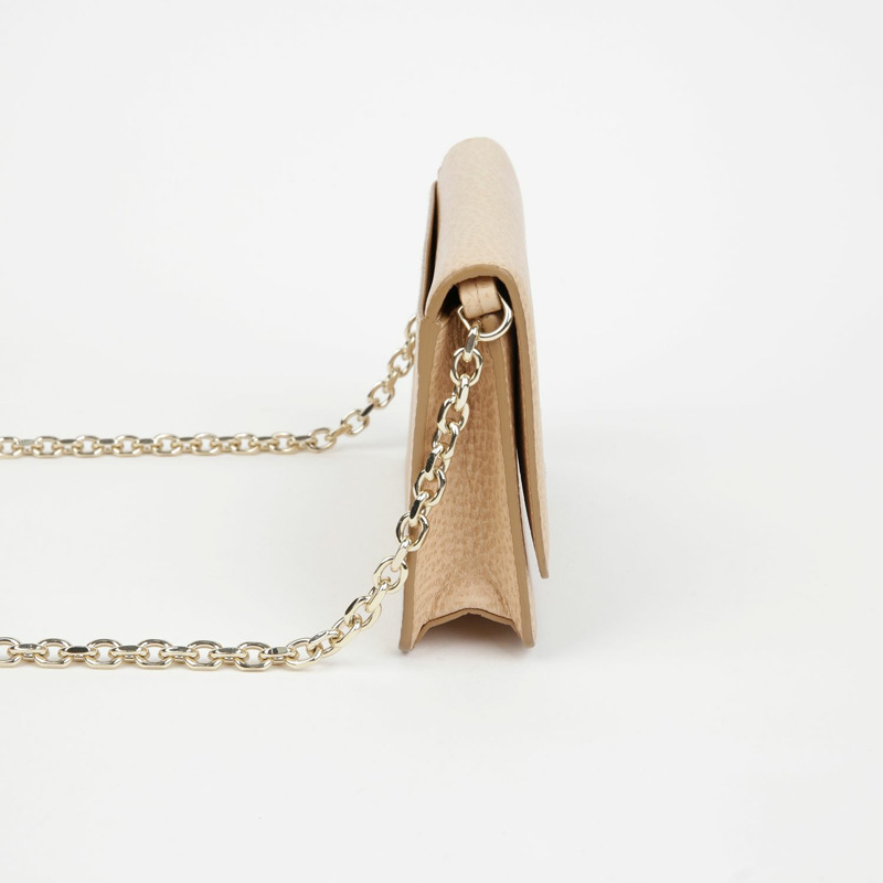 MAISON MARGIELA S56UI0147 縫線鏈條皮夾斜背包-2