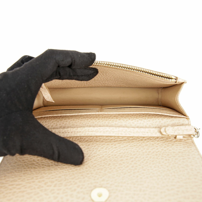 MAISON MARGIELA S56UI0147 縫線鏈條皮夾斜背包-7