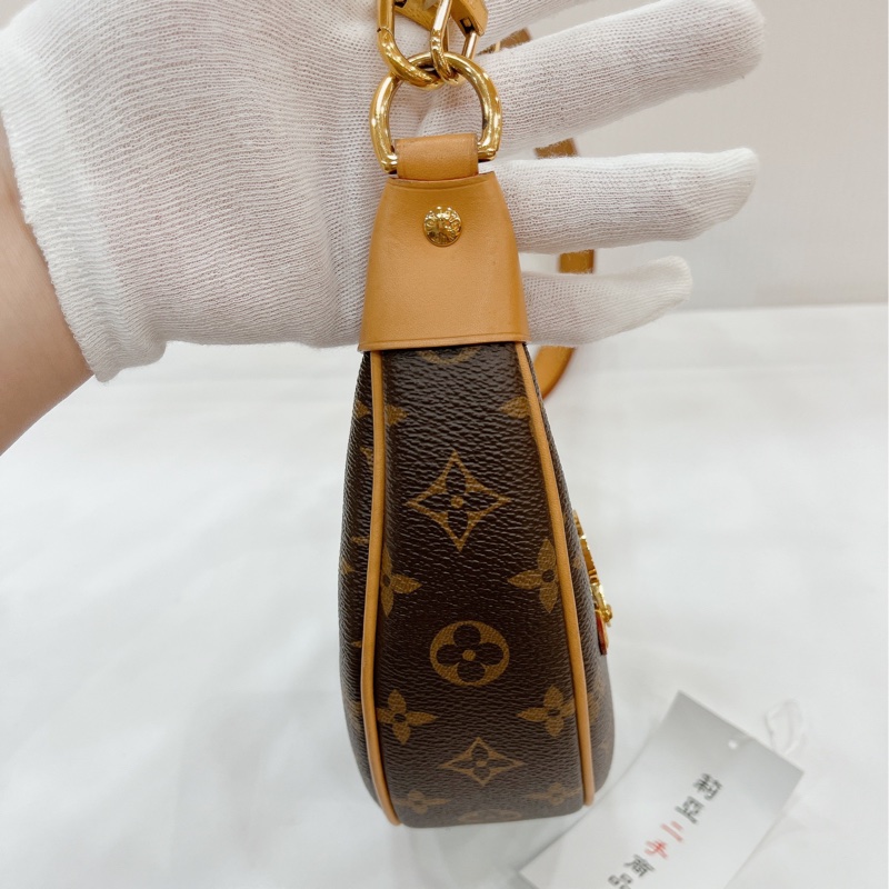 莉亞精品♡Lv M81098 老花 彎月 月亮包 二手-9