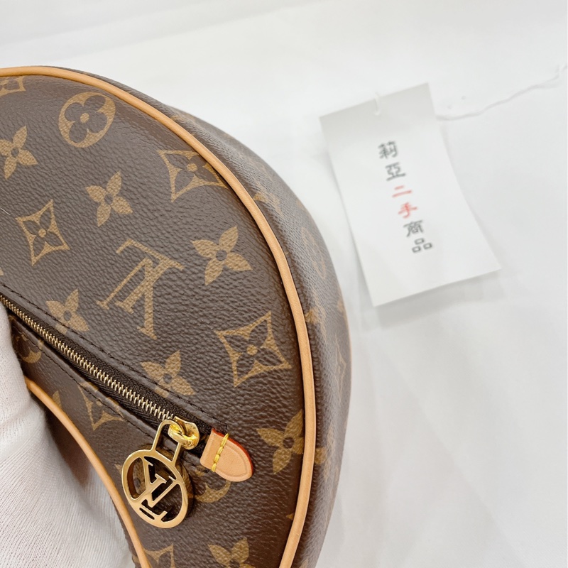 莉亞精品♡Lv M81098 老花 彎月 月亮包 二手-12