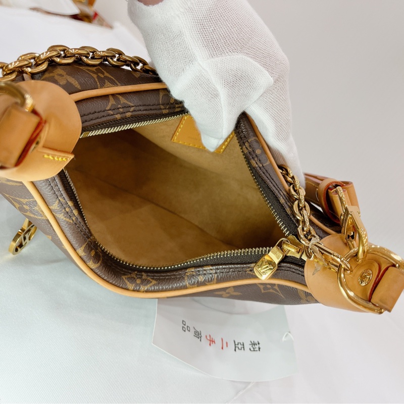 莉亞精品♡Lv M81098 老花 彎月 月亮包 二手-14