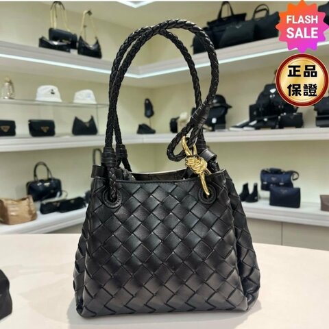 🎉新品好折扣✨Bottega Veneta 796569 Parachute 小款降落傘羊皮編織包 黑色