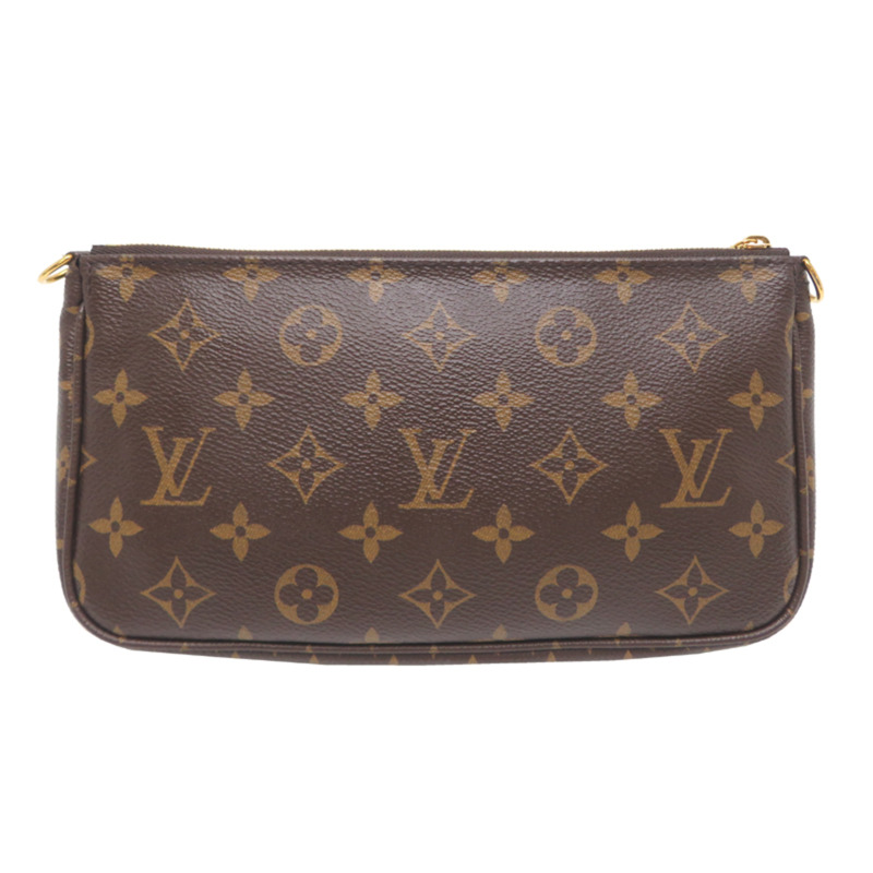 路易威登 Multi Pochette Accessoires 女士手拿包 M44813 Monogram 棕色-1