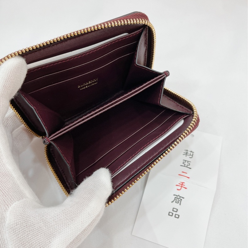 莉亞精品♡Burberry 8090468 ㄇ拉零錢包 全新品-7