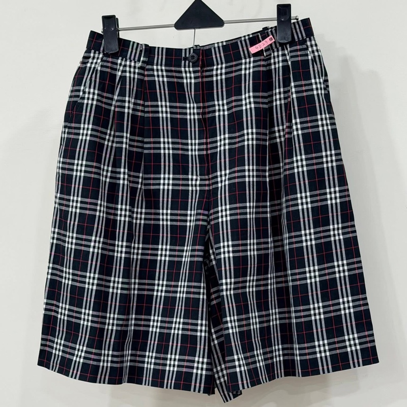 Burberry 格紋五分褲-0