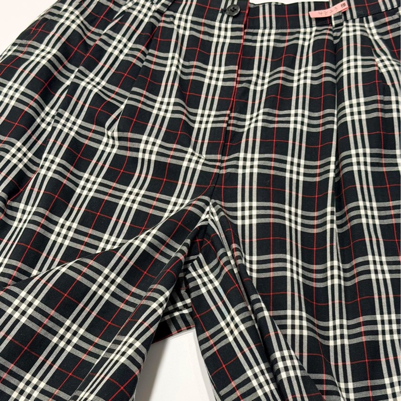 Burberry 格紋五分褲-5