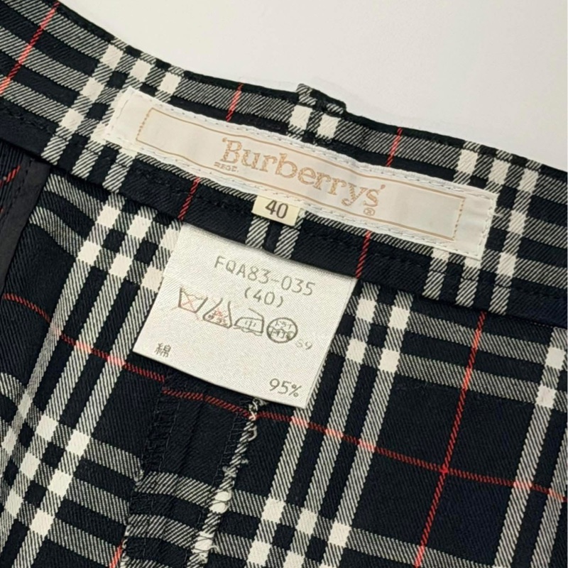 BURBERRY格紋五分褲-9
