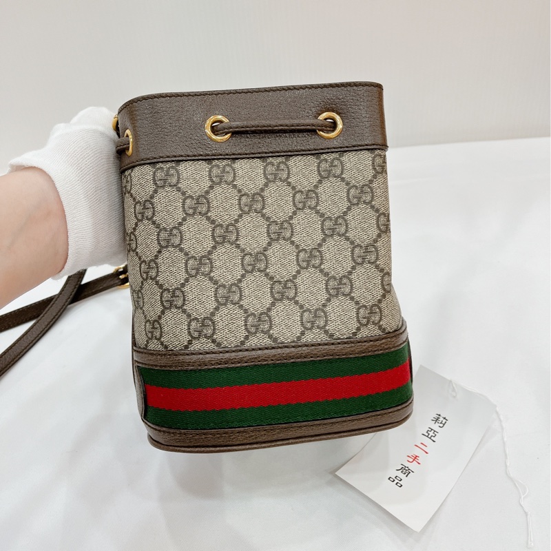 莉亞精品♡Gucci 550620 Mini老花水桶  二手-4