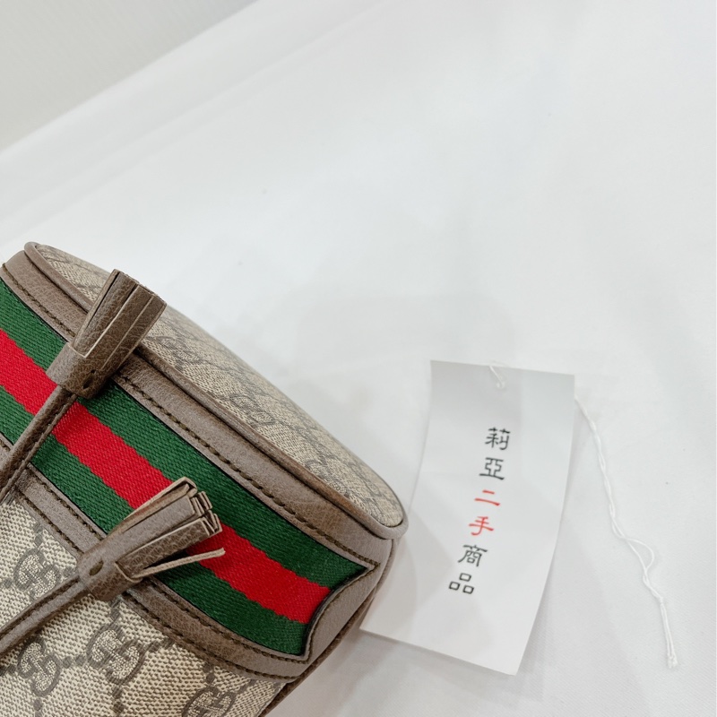 莉亞精品♡Gucci 550620 Mini老花水桶  二手-8
