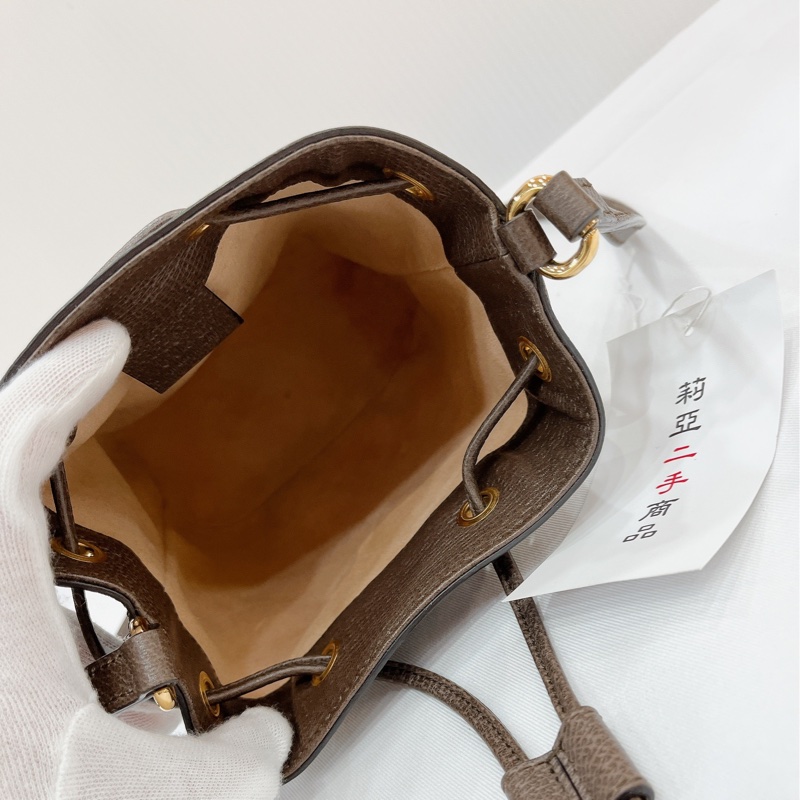 莉亞精品♡Gucci 550620 Mini老花水桶  二手-14