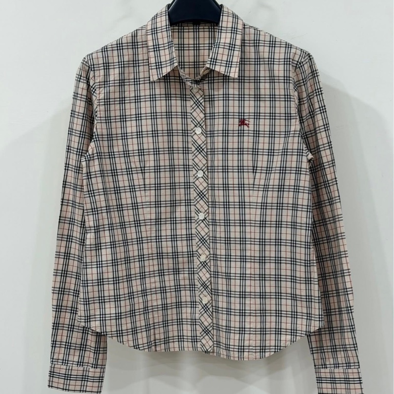Burberry 倫敦 經典格紋戰馬襯衫-0