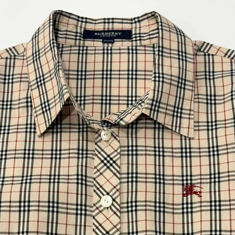 Burberry 倫敦 經典格紋戰馬襯衫-4