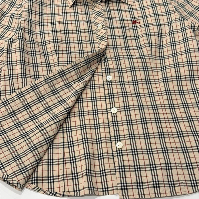 Burberry 倫敦 經典格紋戰馬襯衫-7