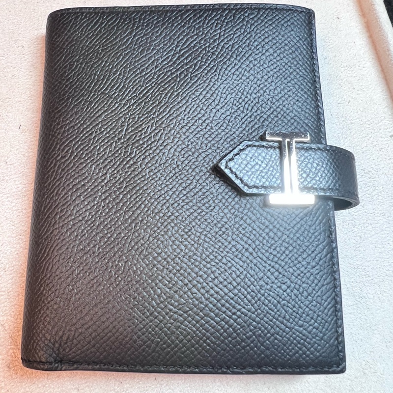 HERMES 愛馬仕Bearn Epsom經典H釦牛皮短夾-0