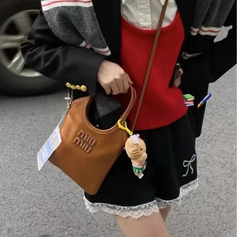 Miu Miu Ivy 迷你 手提袋 干邑色-2