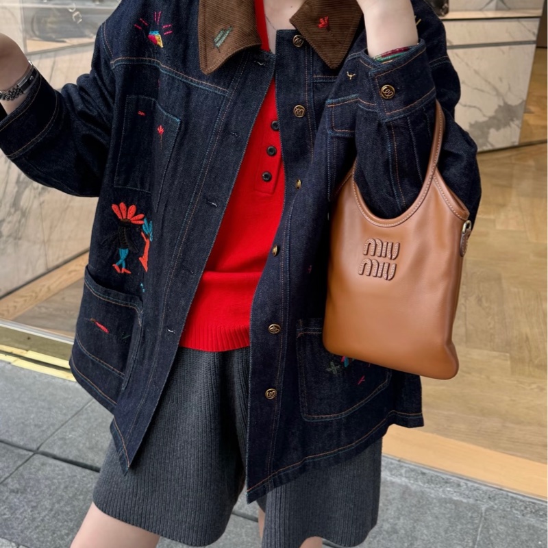 Miu Miu Ivy 迷你 手提袋 干邑色-3