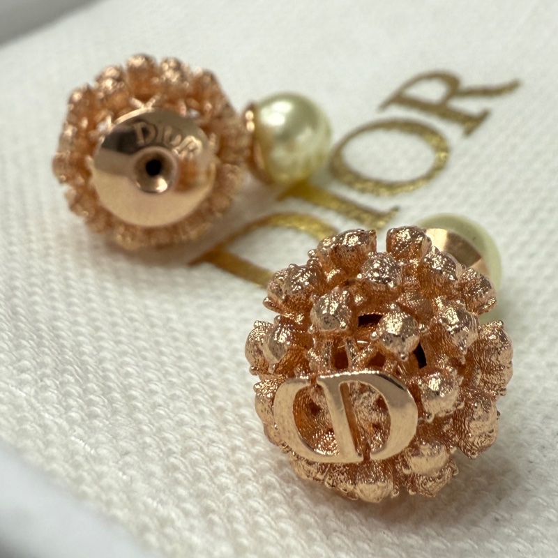 Dior 2025 Tribales rose gold 稀有玫瑰金 耳環-5