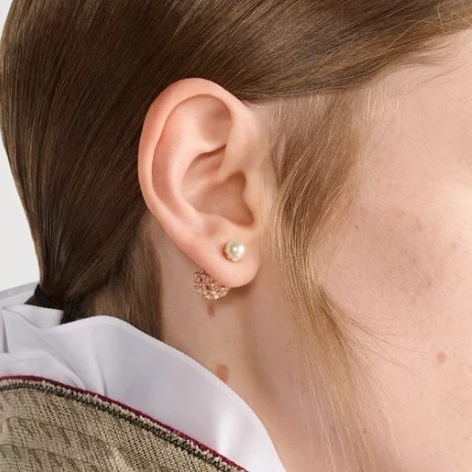 Dior 2025 Tribales rose gold 稀有玫瑰金 耳環-8