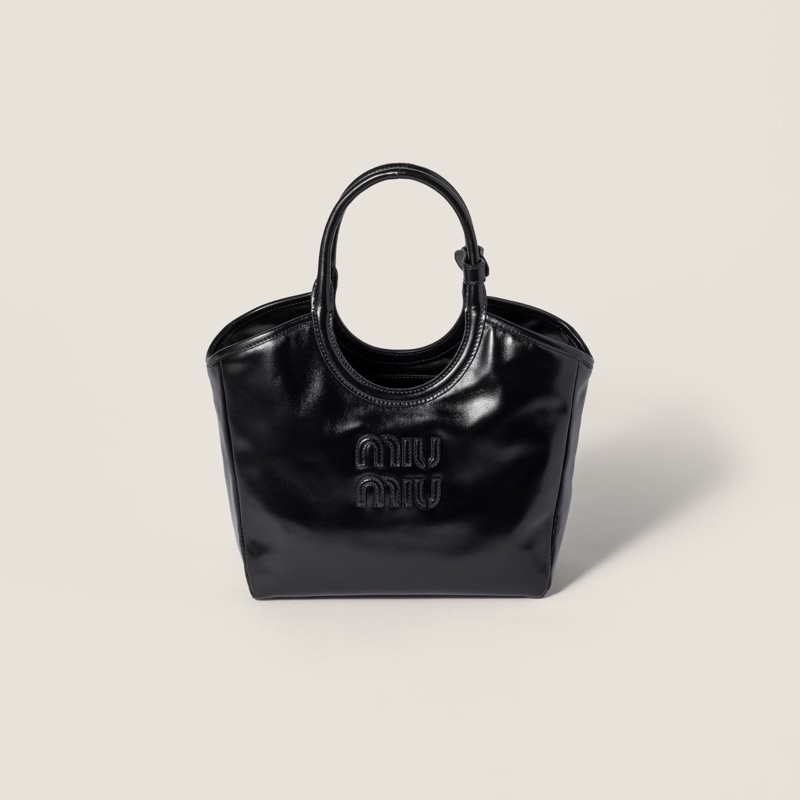 Miu Miu Ivy 皮革手提袋 小號-1