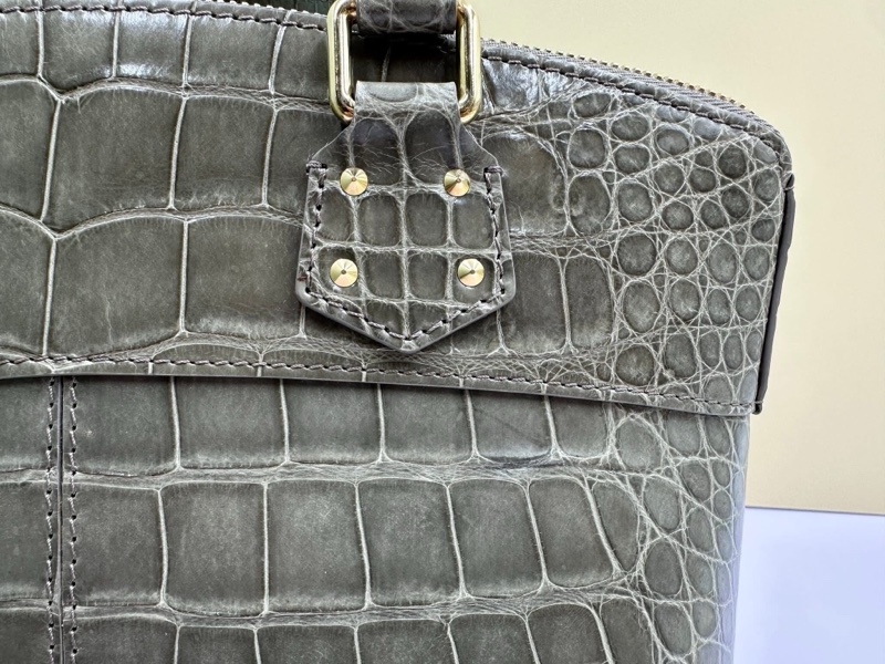 Louis Vuitton 全鱷魚皮 Lockit-4