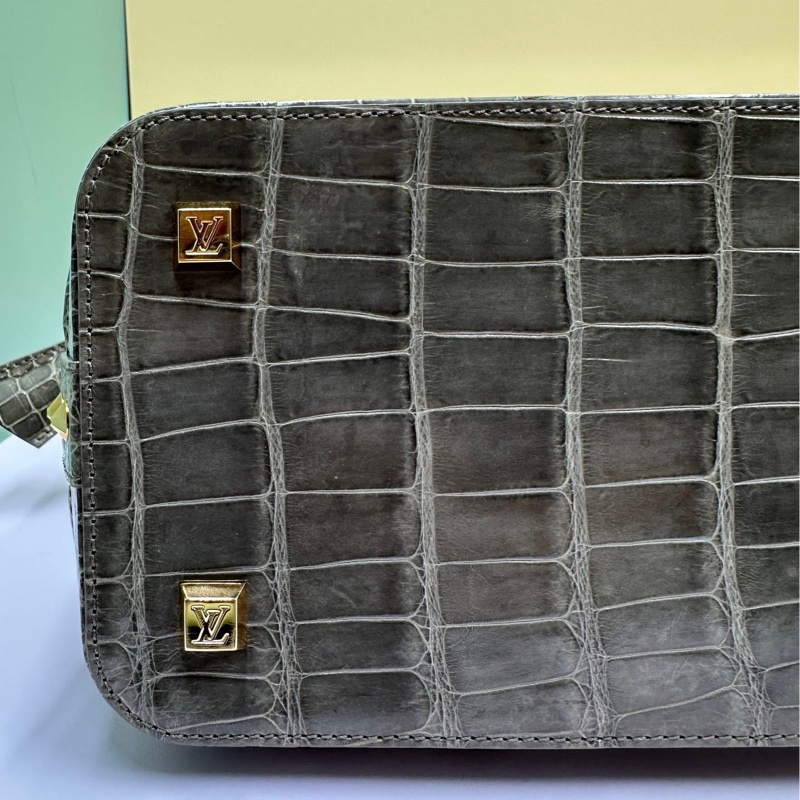 Louis Vuitton 全鱷魚皮 Lockit-9