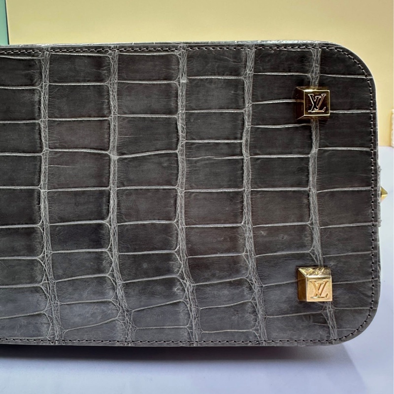 Louis Vuitton 全鱷魚皮 Lockit-10
