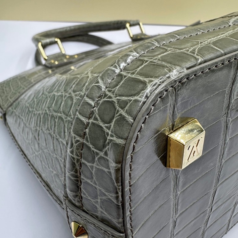 Louis Vuitton 全鱷魚皮 Lockit-14