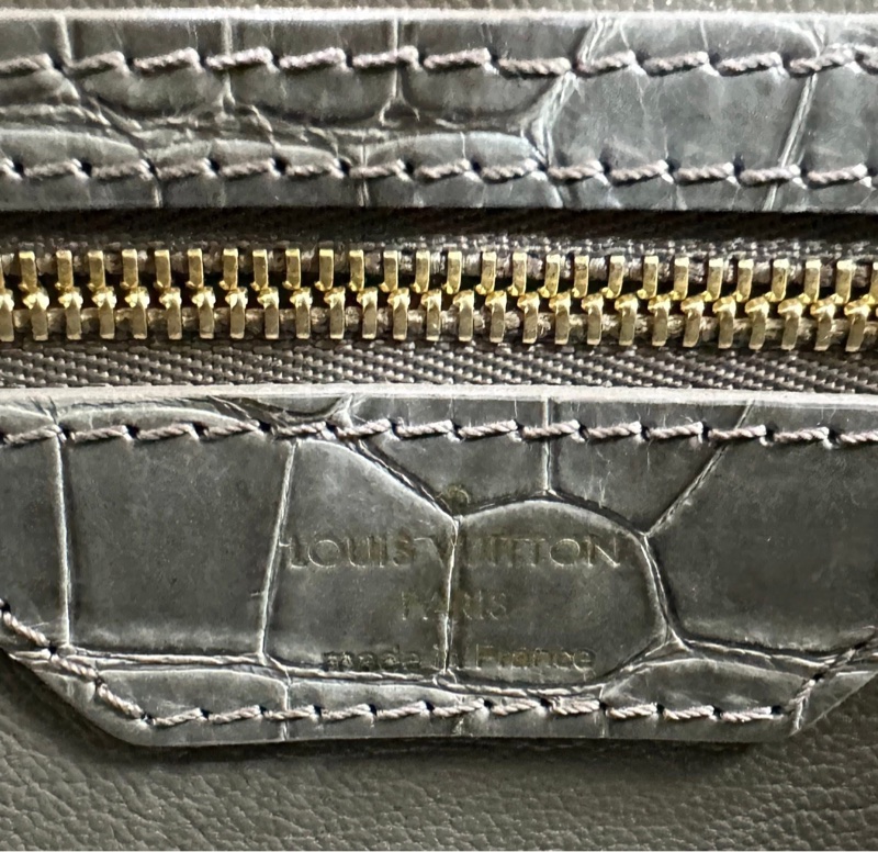 Louis Vuitton 全鱷魚皮 Lockit-17