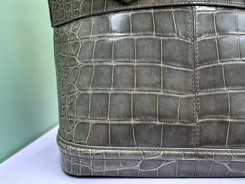 Louis Vuitton 全鱷魚皮 Lockit-18