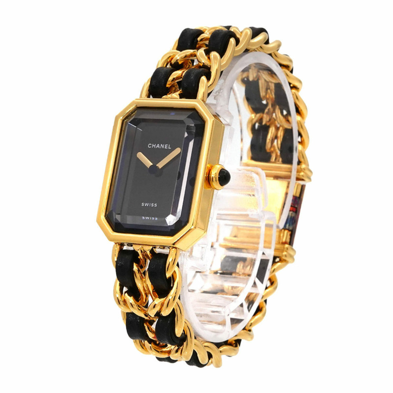 香奈兒 (CHANEL) Premiere 女士腕錶,M 碼,H0001,黑金配色,石英機芯-2