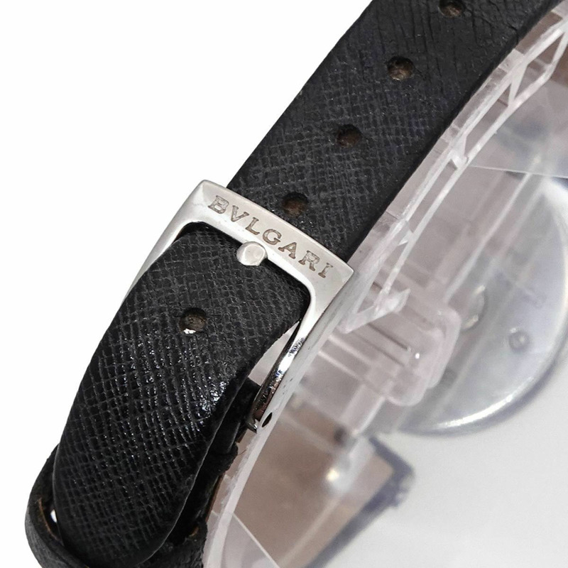 寶格麗 B-zero1 BZ23S 女士腕錶,鑲鑽錶圈,鑲嵌 12 顆鑽石,藍色錶殼,石英機芯-7