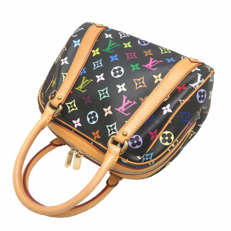 路易威登 Priscilla 女士手提包 M40097(已停產)Monogram Multicolore 黑色-3