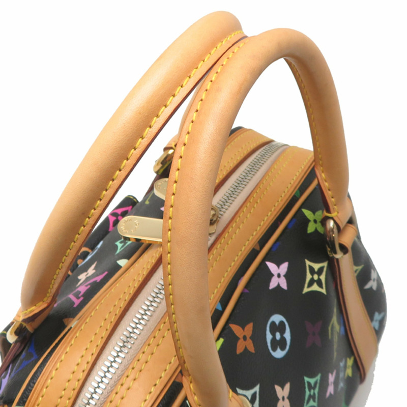 路易威登 Priscilla 女士手提包 M40097(已停產)Monogram Multicolore 黑色-4