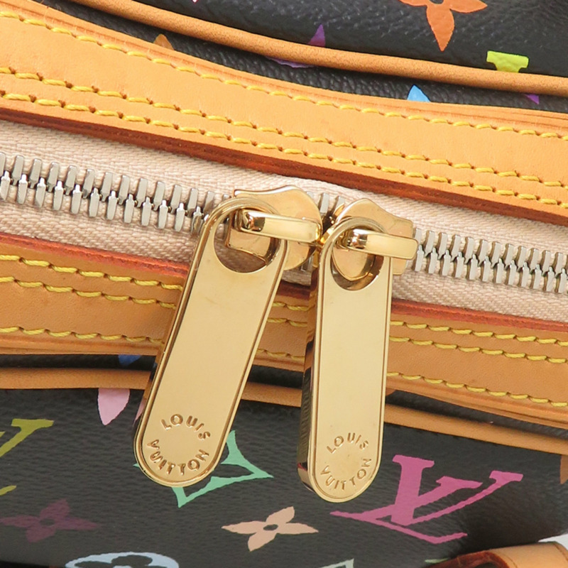 路易威登 Priscilla 女士手提包 M40097(已停產)Monogram Multicolore 黑色-9