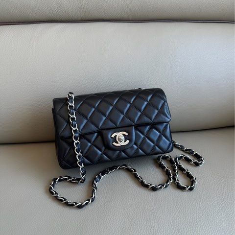 「M.Y精品」小香 晶片款 cf20 coco20 大mini 黑銀