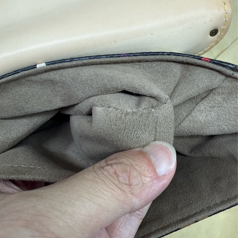 LV M92639 超新限量絕版停產村上隆聯名黑彩肩背斜背郵差包-25