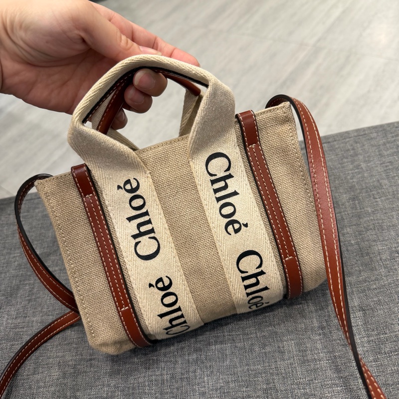 Chloe mini woody tote 斜背包-0