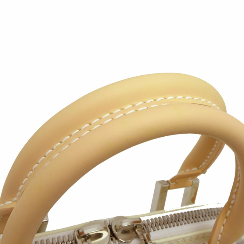 路易威登 Alma MM Graffiti 女士手提包 M92180,塗層小牛皮,白色-5