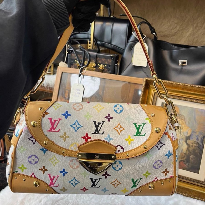 LV白三彩夢露中號-1