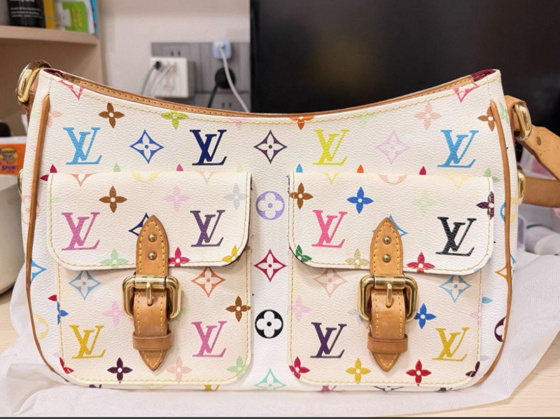 LV白三彩劍橋包-0